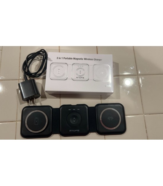 3 in 1 Wireless Magnetic Charging Station. 1500 Units. EXW Los Angeles